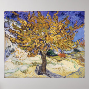 Poster Vincent van Gogh Mulberry Tree, 1889