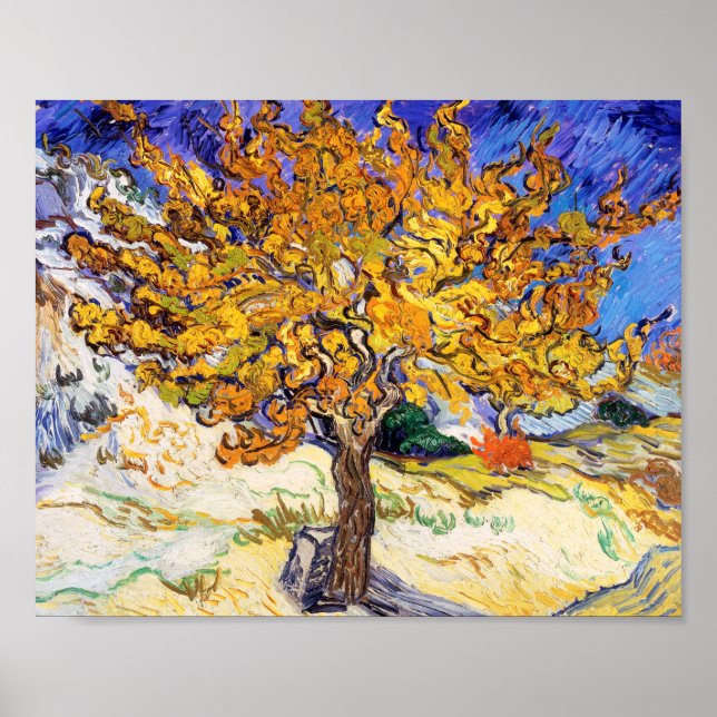 Poster Vincent Van Gogh Mulberry Tree Art Art (Devant)