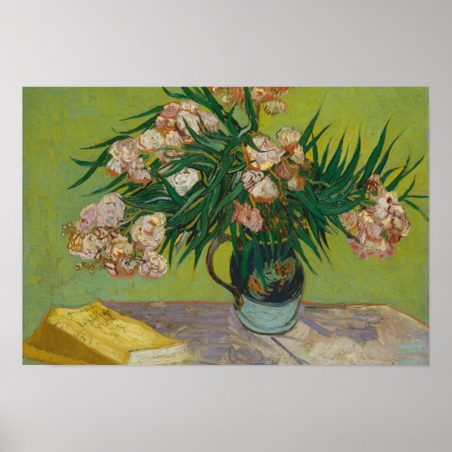 Poster Vincent van Gogh - Oleanders (Devant)