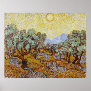 Poster Vincent van Gogh Olive Trees