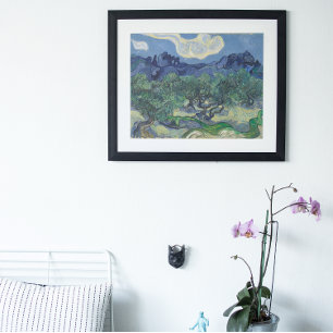Poster Vincent van Gogh - Oliviers, Alpilles