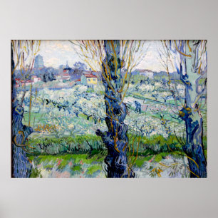 Poster Vincent van Gogh - Orchard à Blossom