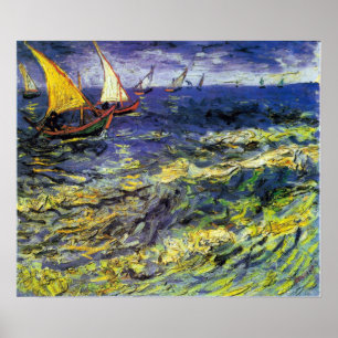 Poster Vincent van Gogh Pêcheurs aux Saintes-Maries