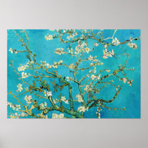 Poster Vincent Van Gogh peignant Floraisons d'amandiers
