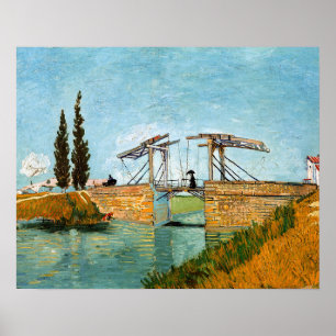 Poster Vincent van Gogh - Pont Langlois à Arles #3