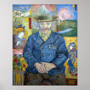 Poster Vincent van Gogh - Portrait de Pere Tanguy