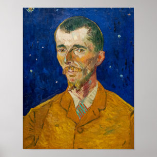 Poster Vincent Van Gogh - Portrait d'Eugène Boch, Arles