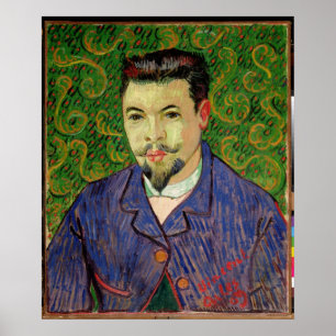 Poster Vincent van Gogh   Portrait du Dr Felix Rey, 1889