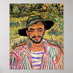 Poster Vincent Van Gogh - Portrait D'Un Jeune Paysan