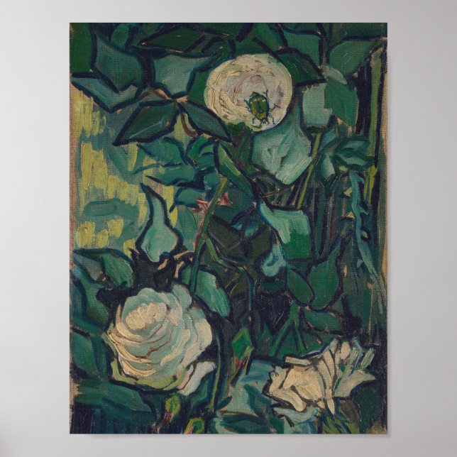 Poster Vincent Van Gogh - Rose et Beetle (Devant)