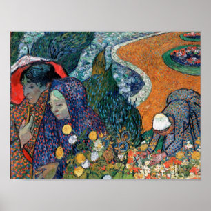 Poster Vincent Van Gogh - Souvenir du jardin à Etten