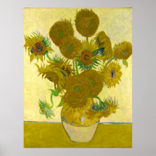 Poster Vincent van Gogh Sunflowers