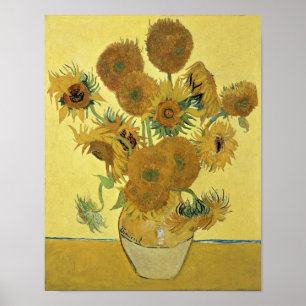 Poster Vincent van Gogh Sunflowers, 1888