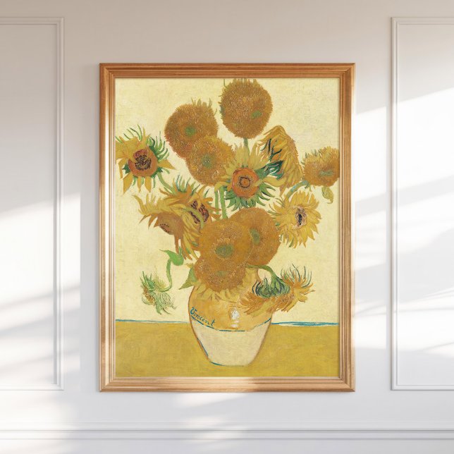 Poster Vincent Van Gogh Sunflowers 1888 Vintage Floral (Créateur téléchargé)
