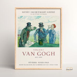Poster Vincent van Gogh The Drinkers Art Imprimer Vintage