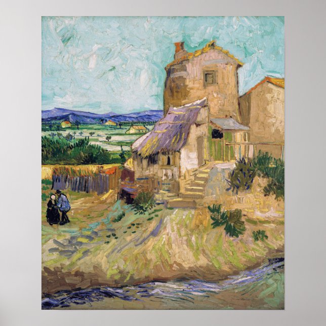 Poster Vincent van Gogh - The Old Mill (Devant)