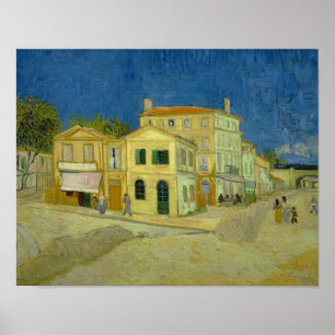 Poster Vincent van Gogh - The Yellow House (`The Street')
