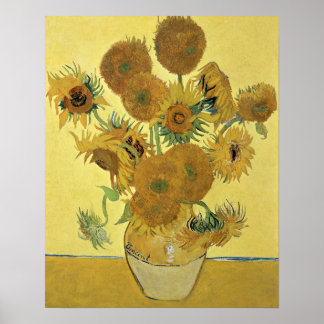Poster Vincent van Gogh | Tournesols, 1888