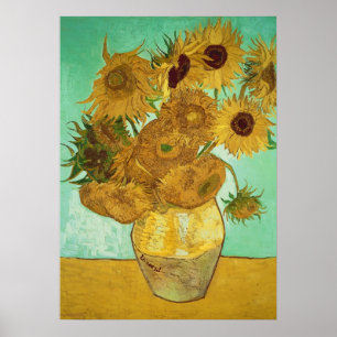 Poster Vincent van Gogh   Tournesols, 1888