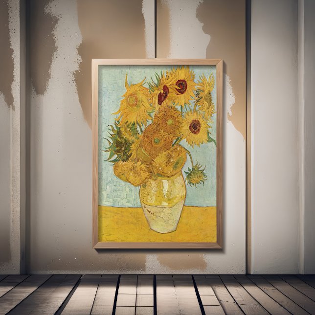 Poster Vincent Van Gogh - Tournesols, 3ème version (Créateur téléchargé)