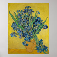 Vincent Van Gogh Vase Avec Peinture D'Art Irises