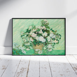 Poster Vincent Van Gogh, Vase de Roses, Roses dans le Vas