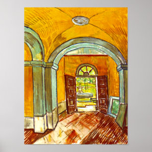 Poster Vincent Van Gogh - Vestibule De L'Asile
