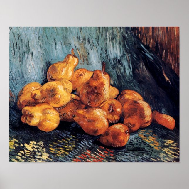 Poster Vincent Van Gogh - Vie morte avec poires Art (Devant)