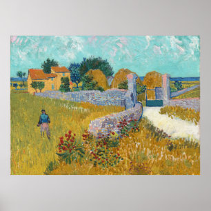 Poster Vincent Van Gogh Vintage Agritourisme en Provence