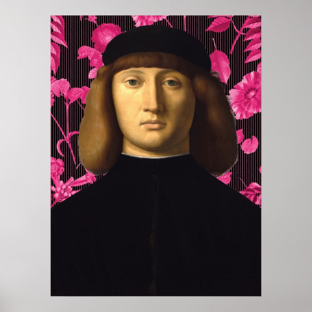 Poster Vincenzo Catena, Portrait d'un jeune homme (Devant)