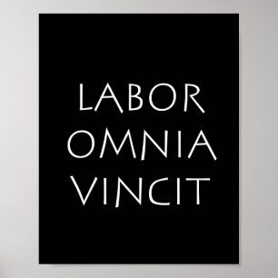 Poster Vincit de la société du travail