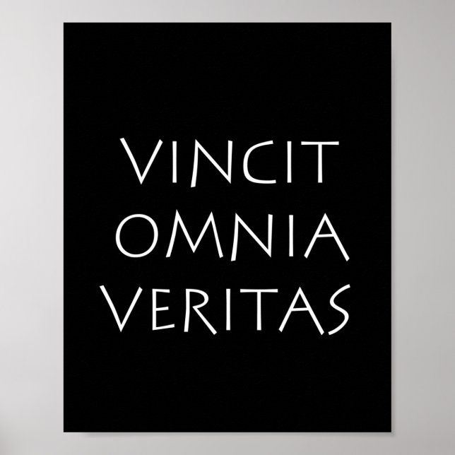 Poster Vincit omnia veritas (Devant)