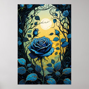 Poster Vins Roses bleus 2