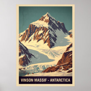 Poster Vinson Massif Antarctique V05
