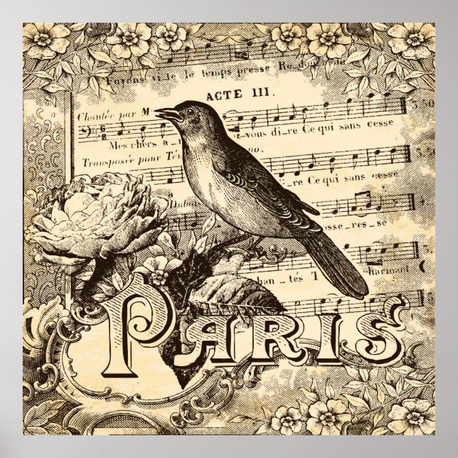 Poster vintage (Devant)