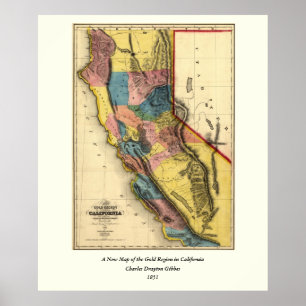 Poster Vintage 1851