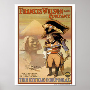 Poster Vintage 1898 Le petit opéra comique caporal