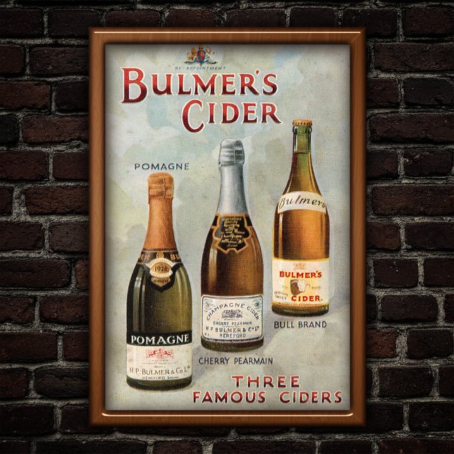 Poster Vintage 1907 Cider Publicité Art (Créateur téléchargé)