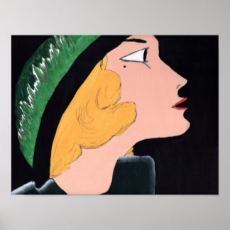 Poster Vintage A Reçu L'Affiche Look