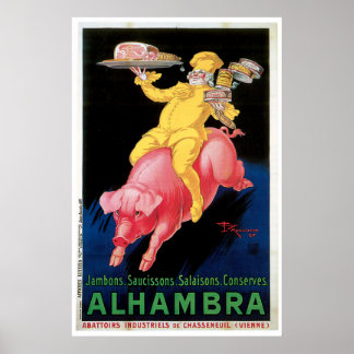 Poster vintage Alhambra - à partir de 11.20