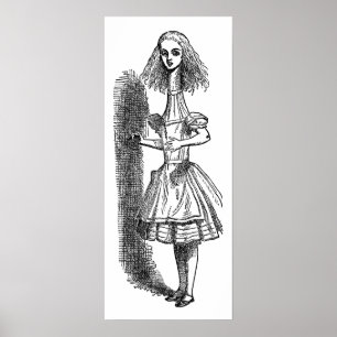 Poster Vintage Alice Adventures in Wonderland par Tenniel
