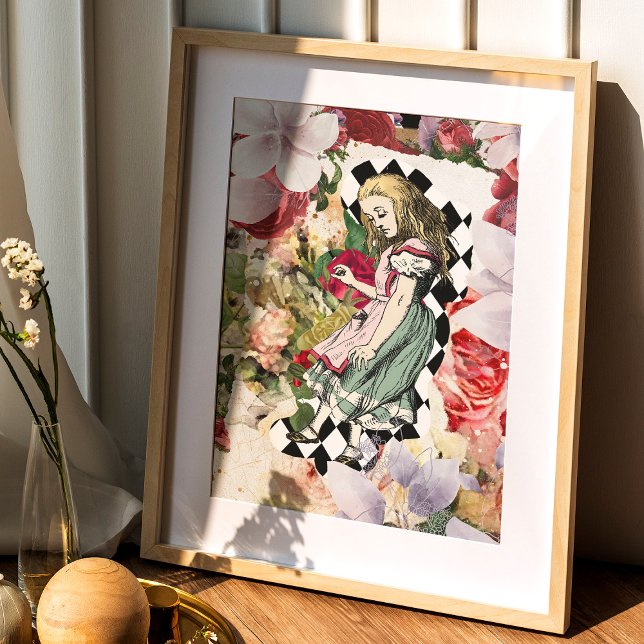 Poster Vintage Alice au pays des merveilles (Créateur téléchargé)