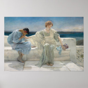 Poster Vintage Alma-Tadema Ne me demandez rien de plus Be