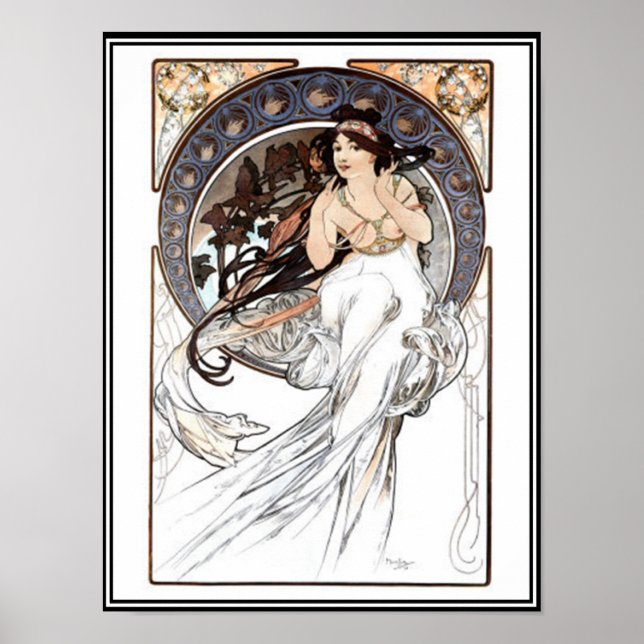 Poster vintage Alphonse Mucha Ad (Devant)