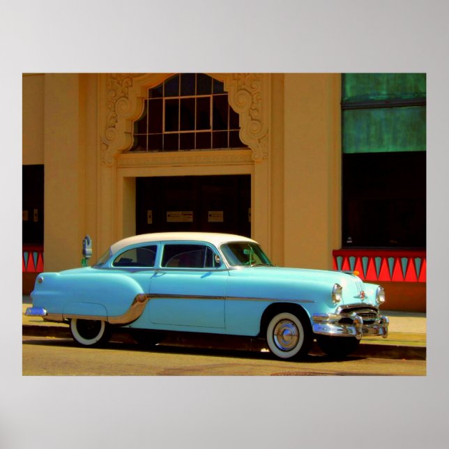 Poster vintage American Auto (Devant)
