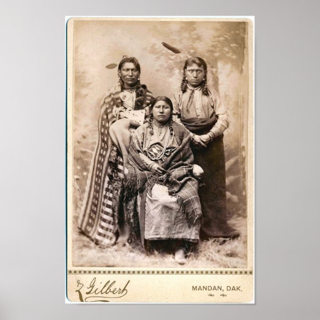Poster vintage amérindien (Devant)