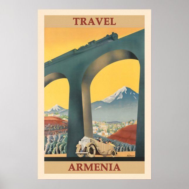Poster vintage arménien (Devant)