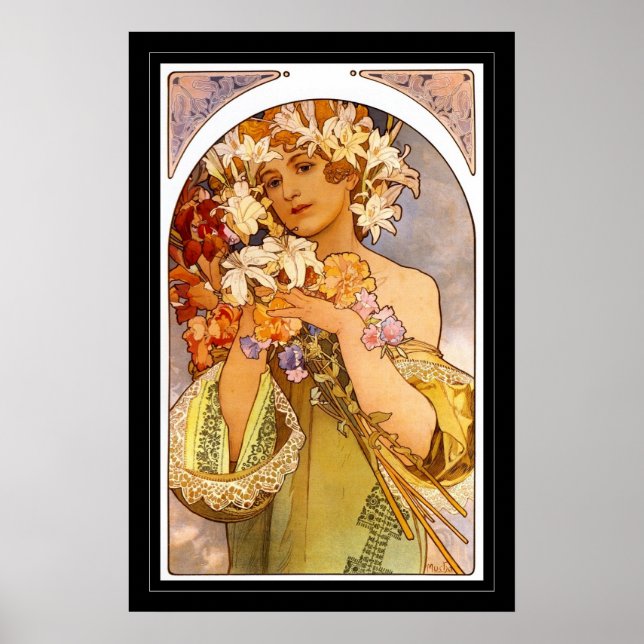 Poster Vintage Art Alphonse Mucha (Front)