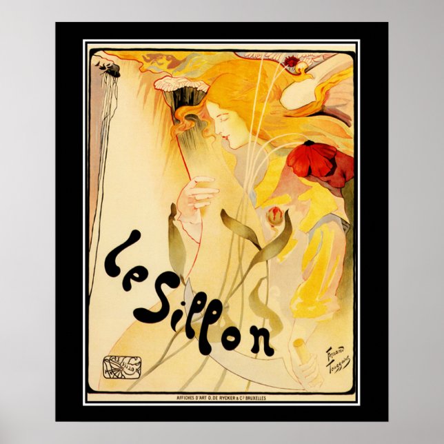 Poster vintage Art déco (Devant)