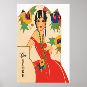 Poster Vintage Art Deco Bridge Tally